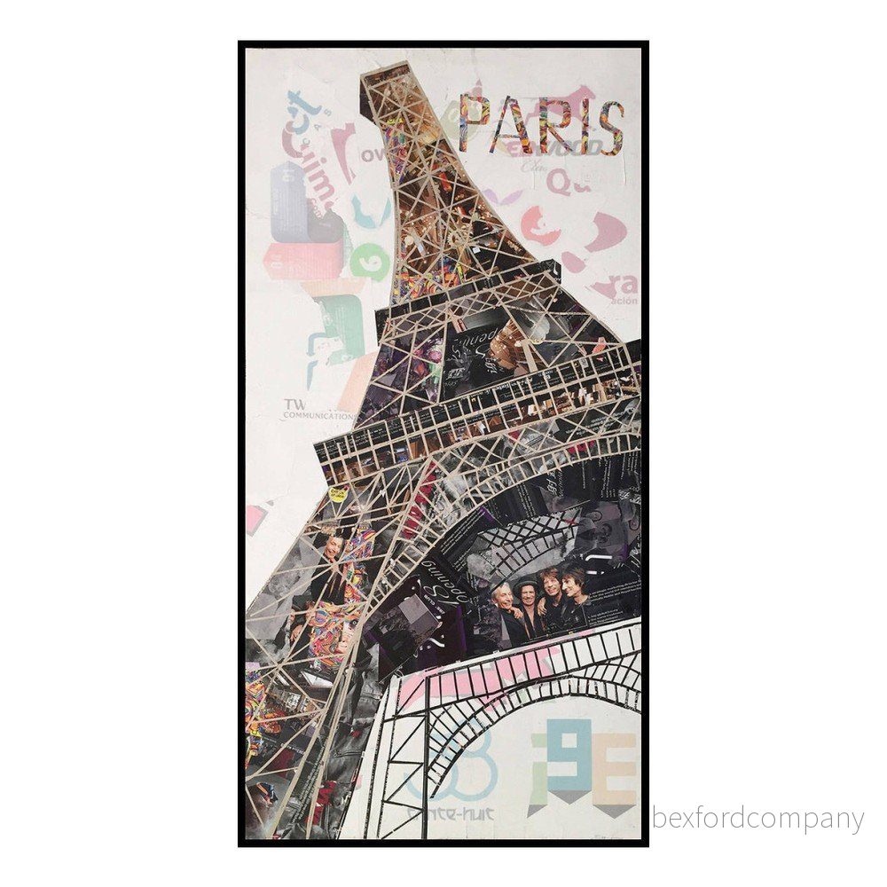 Ručně malovaný obraz Vivorum Eiffel, 52 x 102 cm v:801226