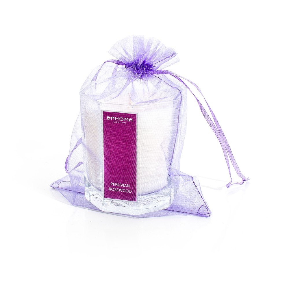 Vonná svíčka s vůní pačuli a levandule Bahoma London Octagonal Cangle in Organza Bag v:1315434