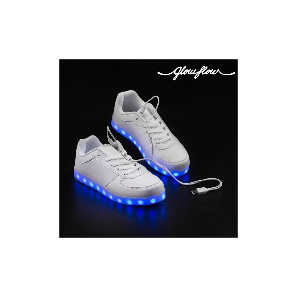 Bílé LED tenisky InnovaGoods GlowFlow Trainers, velikost 40 v:1233588