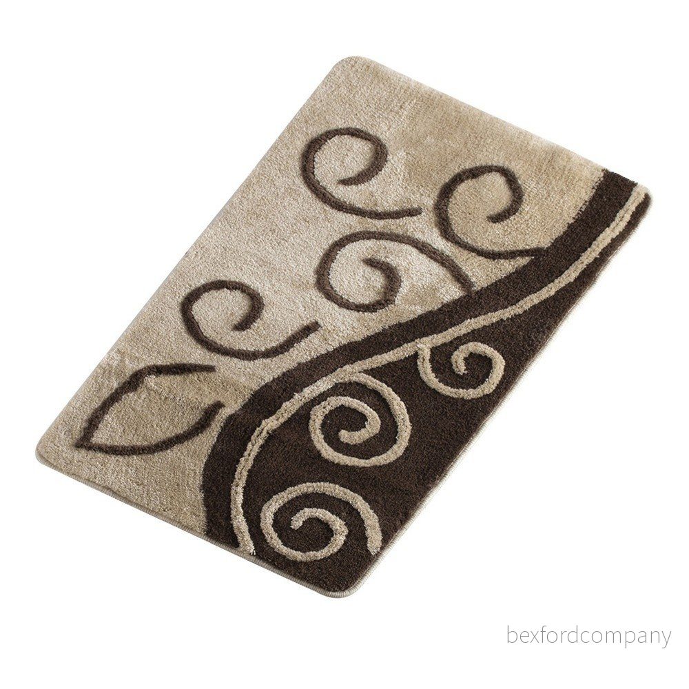 Hnědá koupelnová předložka Shine Bath Mat Cermo, 60 x 100 cm v:1156422