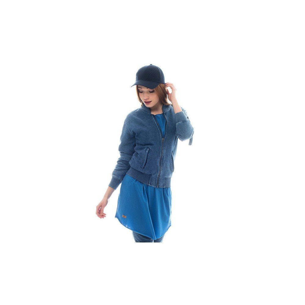Bavlněná bunda barvená indigem Lull Loungewear Zipper, vel. M v:868964 Bavlněná bunda barvená indigem Lull Loungewear Zipper, vel. M v:868964