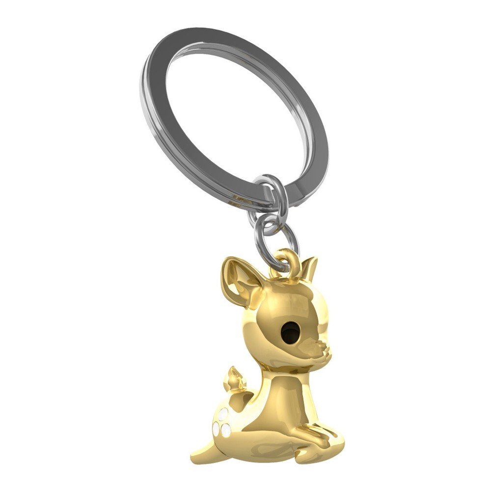Klíčenka ve zlaté barvě Le Studio Fallowdeer Key Ring v:1170482