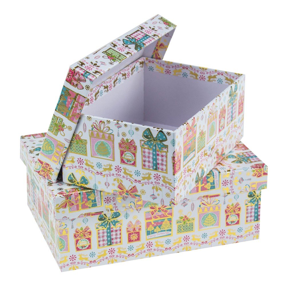 Sada 2 hranatých kartonových boxů Unimasa Gift v:1316212
