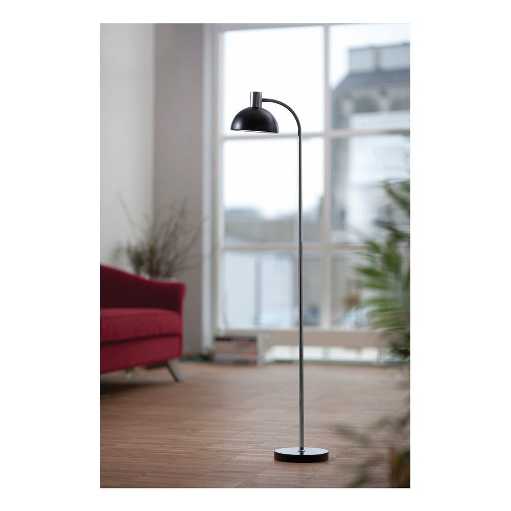 Černá stojací lampa Herstel Vienda v:711076