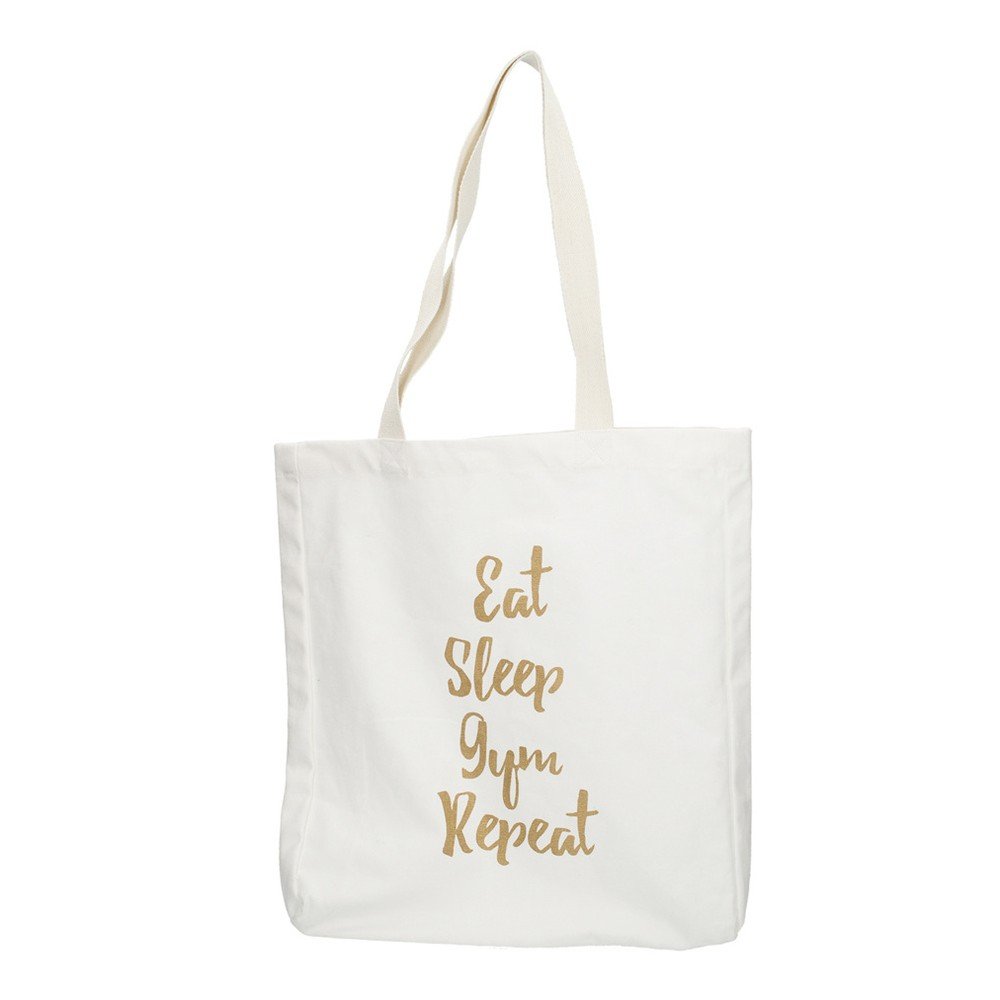 Plátěná taška Creative Tops Eat Sleep Gym v:933468