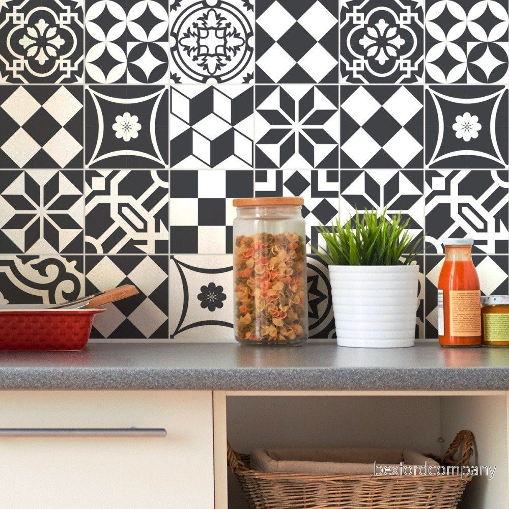 Sada 24 samolepek Ambiance Mosaic, 20 x 20 cm v:885388