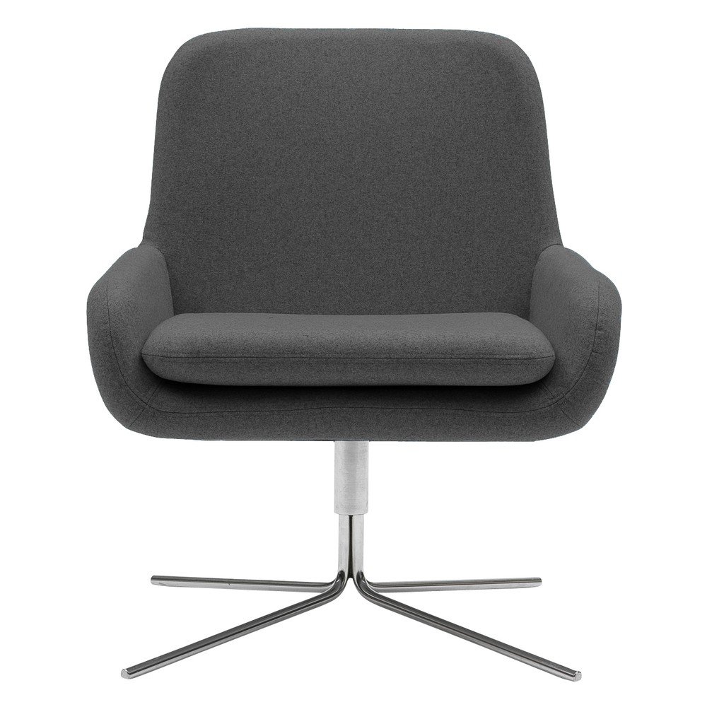 Antracitové otočné křeslo Softline Coco Swivel v:1373151