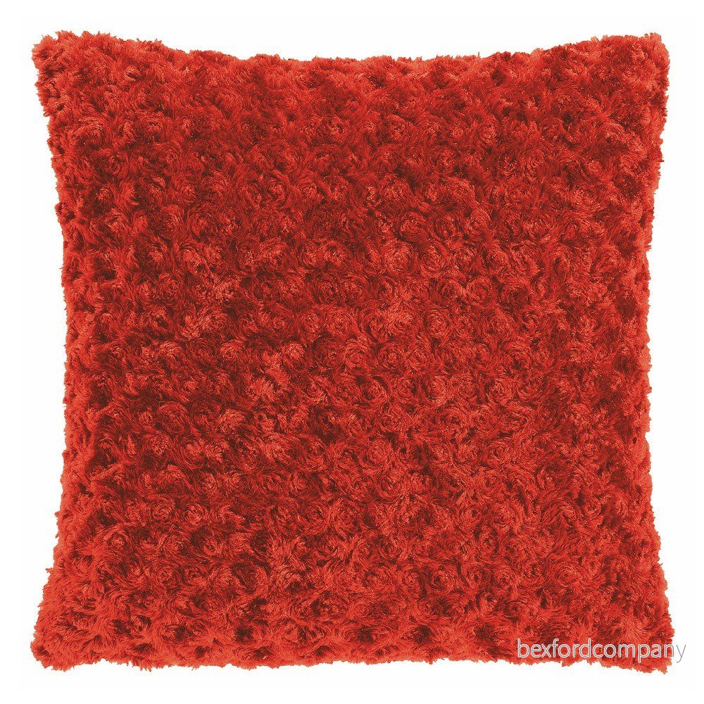 Červený polštář Tiseco Home Studio Curl, 45 x 45 cm v:1282912