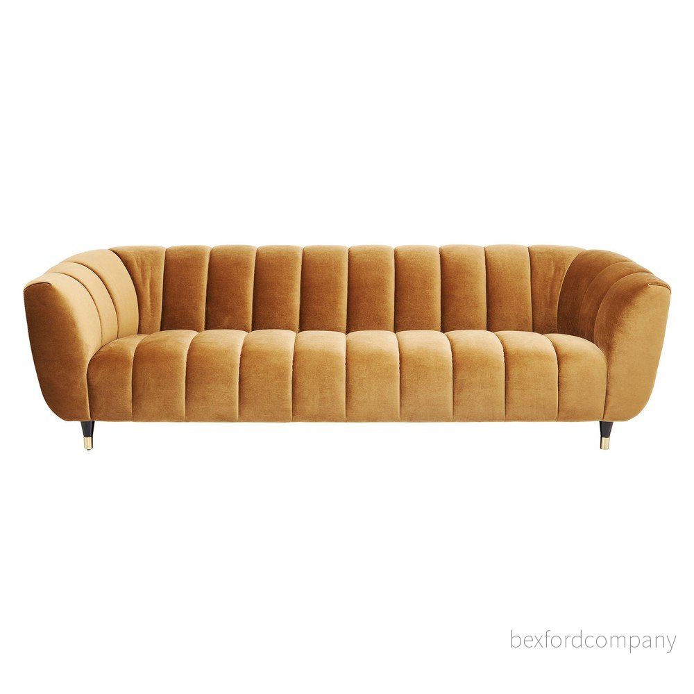 Hnědá sametová pohovka Kare Design Spectra v:1363291