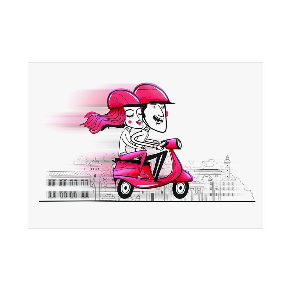 Autorský plakát Antimultivitamin Vespa Love, A2 v:717922