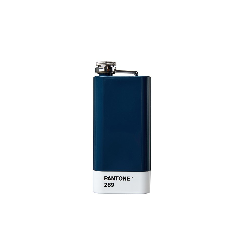 Modrá nerezová placatka 150 ml Dark Blue 289 – Pantone v:1397657