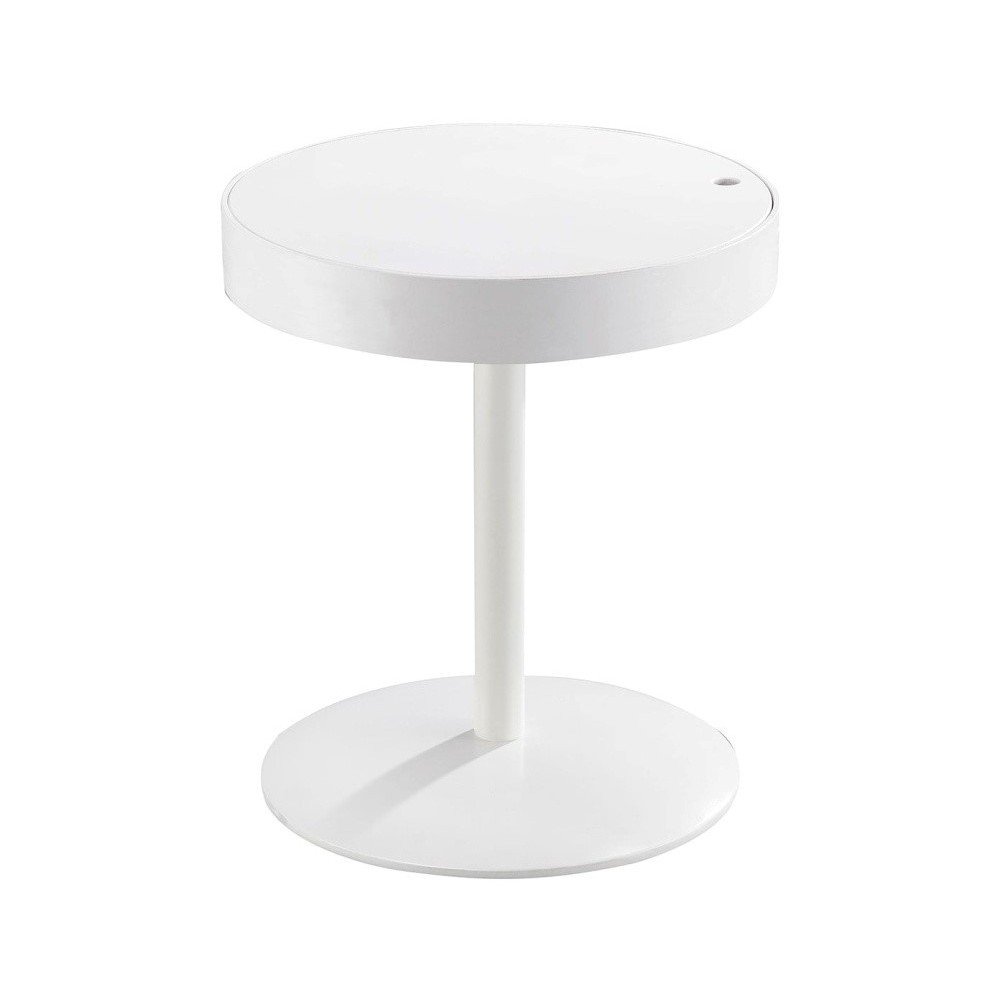 Bílý odkládací stolek s úložným prostorem Design Twist Lampang v:1011460
