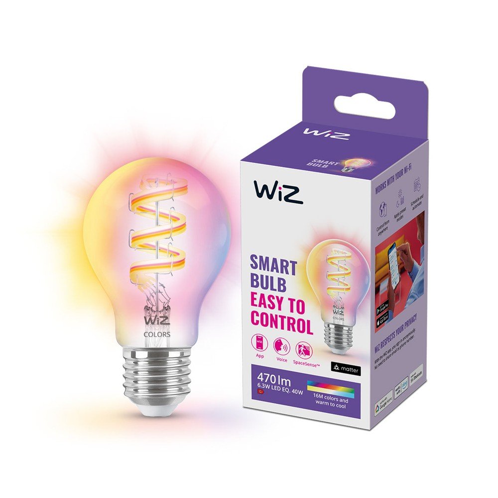 Filamentová smart žárovka E27, 6 W – WiZ v:1785270 Filamentová smart žárovka E27, 6 W – WiZ v:1785270