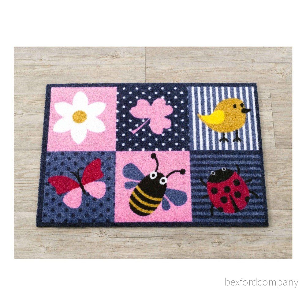 Růžovo-modrý koberec Zala Living Squaro, 50x70 cm v:775382