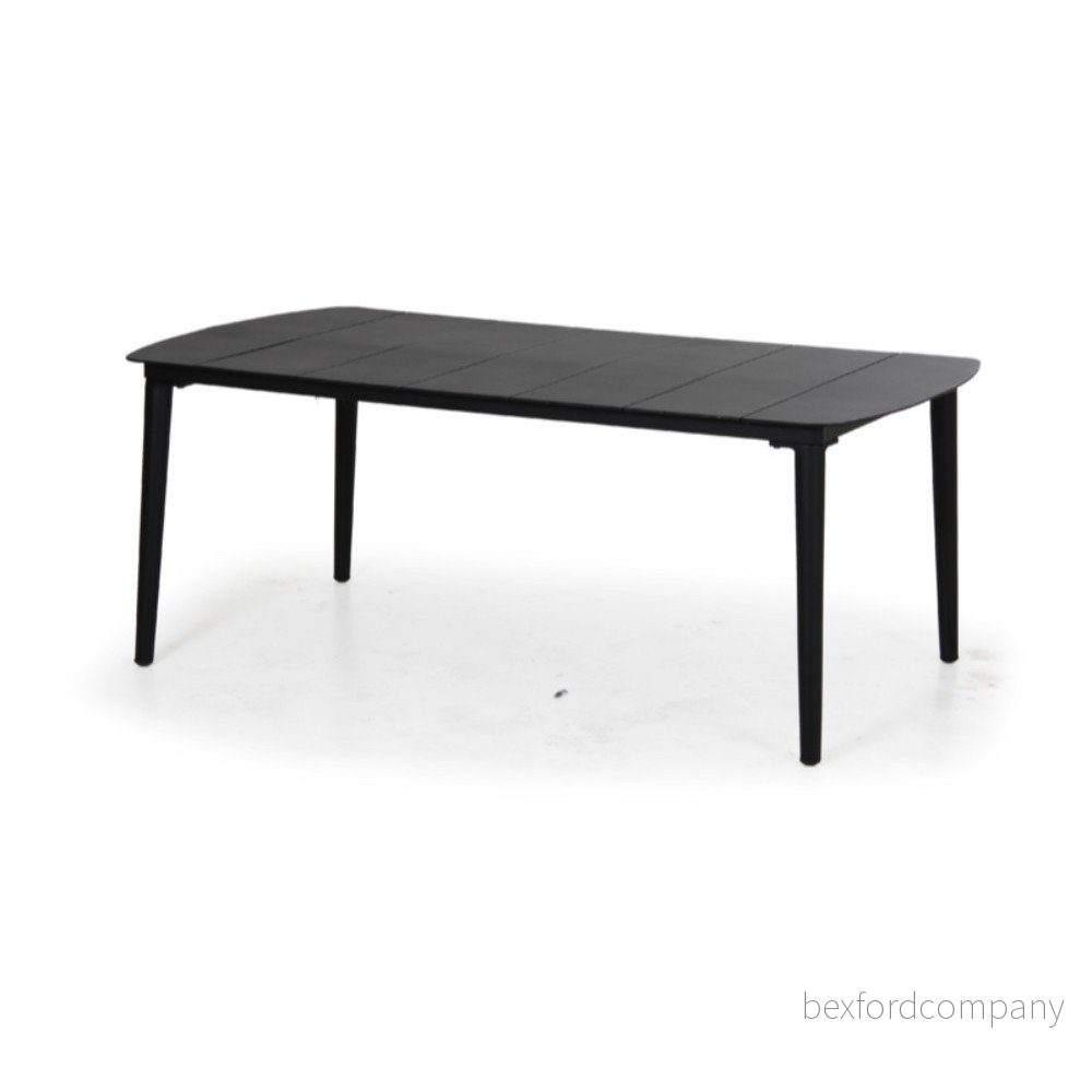 Černý zahradní stolek Brafab Grandby, 135 x 70 cm v:1076412
