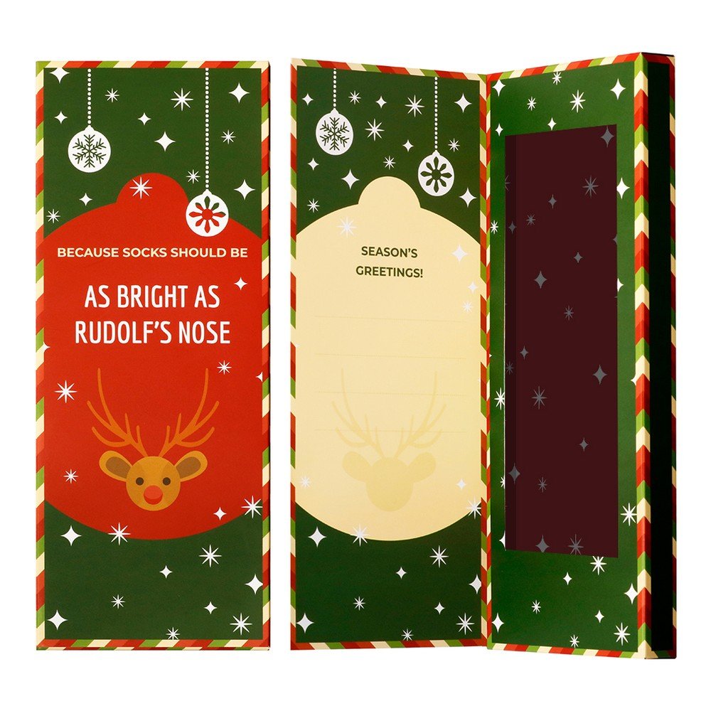 Dárková krabička na ponožky Ballonet Socks Season's Greetings Socks Card v:1365431