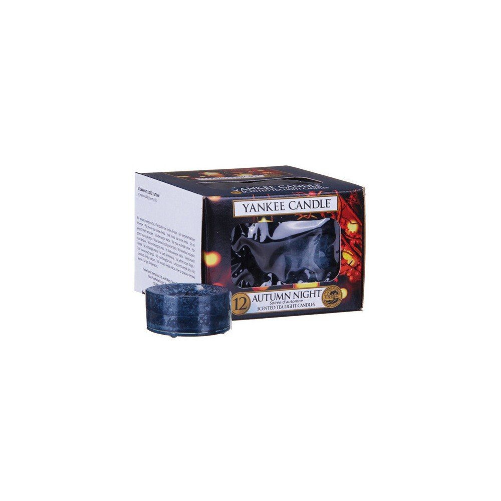 Sada 12 vonných svíček Yankee Candle Podzimní Noc, doba hoření 4 v:1171960