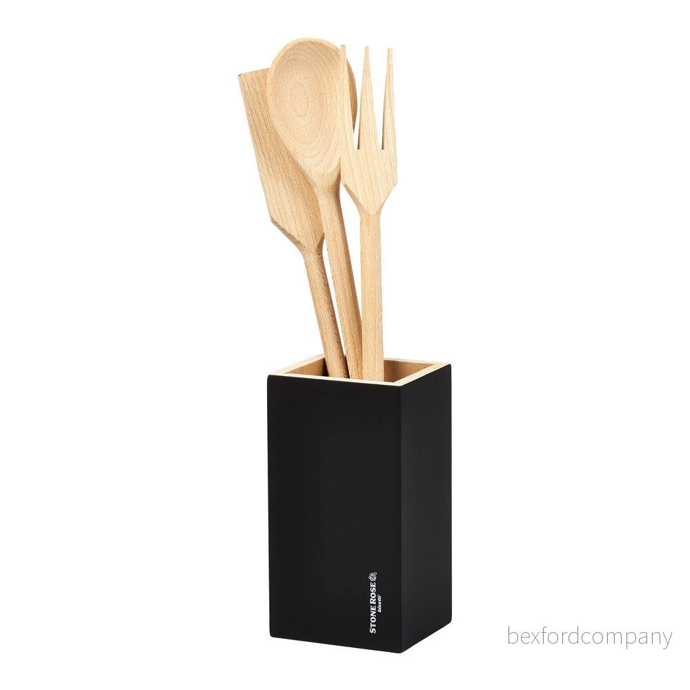 Stojan se 3 kuchyňskými nástroji Bisetti Black v:914932