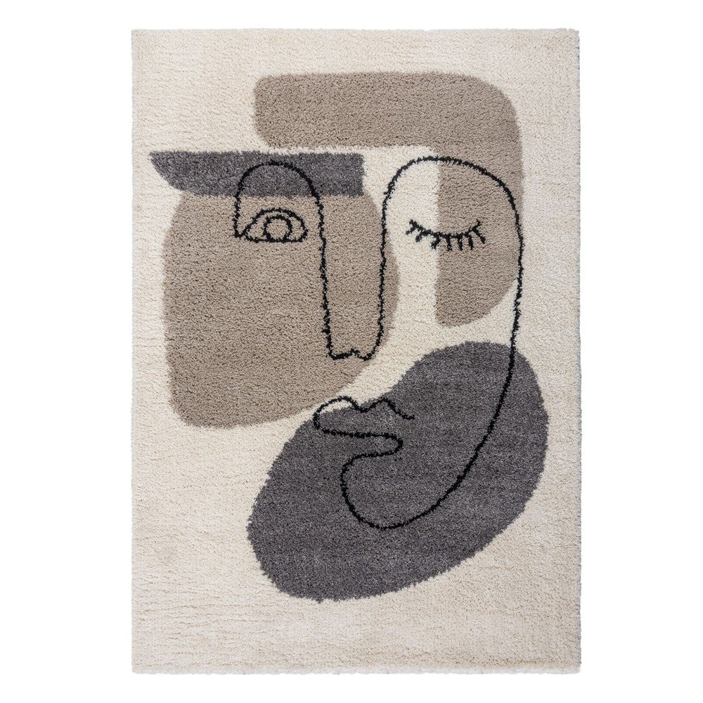 Šedo-béžový koberec Flair Rugs Beauty, 160 x 230 cm v:1399037