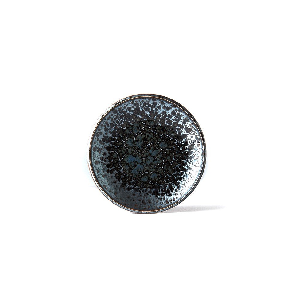 Černý keramický talíř MIJ Black Pearl, ø 20 cm v:1434219