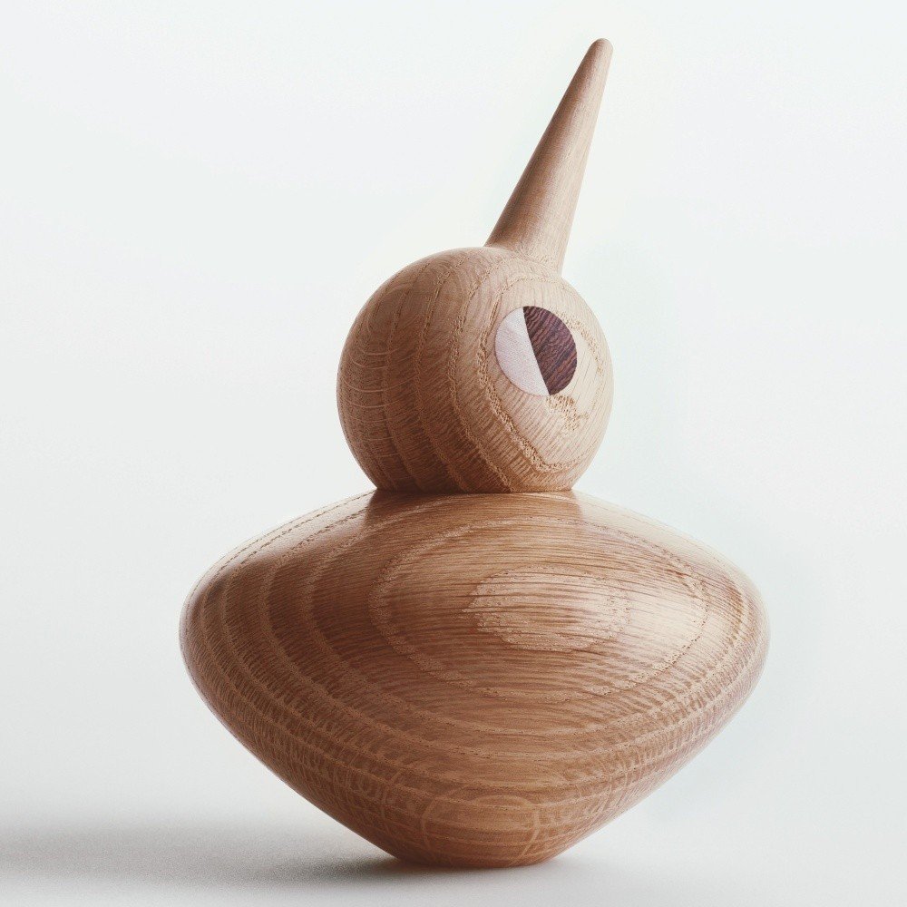 Světlá dekorace ve tvaru ptáčka s pohyblivou hlavičkou Architectmade Bird Chubby v:932334