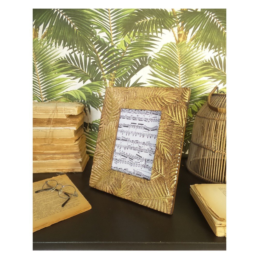 Sada 2 rámečků z mangového dřeva Orchidea Milano Jungle, výška 28 cm v:1206914