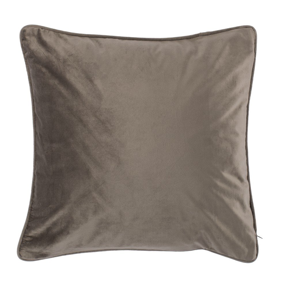 Tmavě béžový polštář Tiseco Home Studio Velvety, 45 x 45 cm v:1281086
