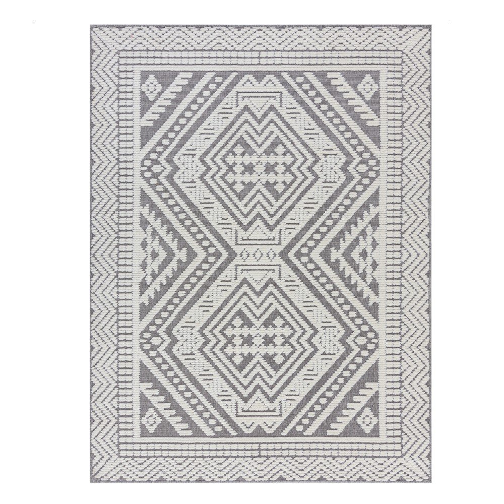 Šedý pratelný koberec 80x145 cm Verve Jaipur – Flair Rugs v:1462168