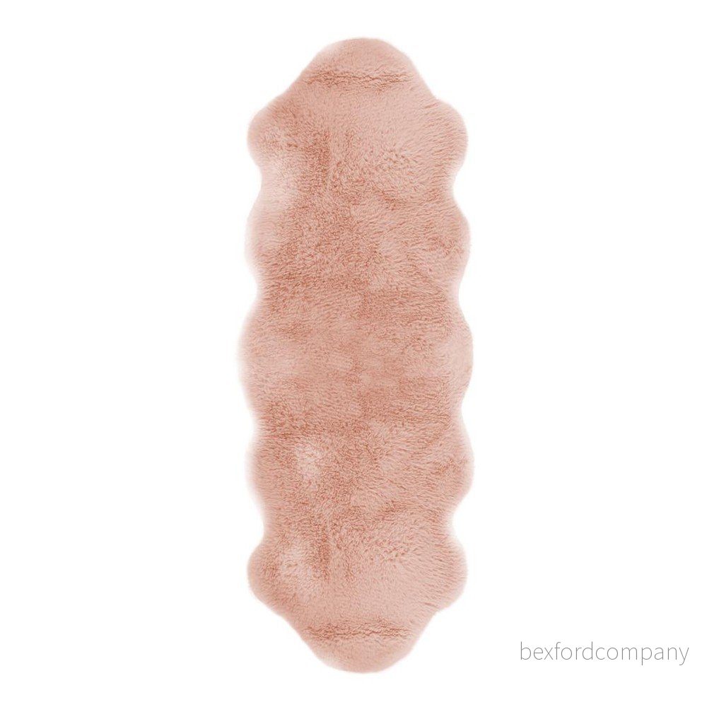 Růžová umělá kožešina Tiseco Home Studio Lambskin, 60 x 180 cm v:1393043