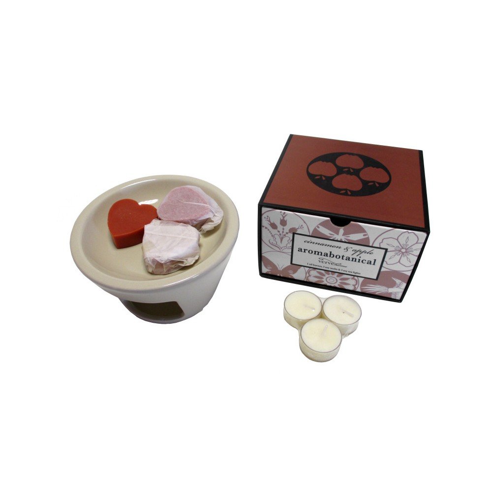 Aromalampa s vonnými vosky s vůní skořice a jablka Aromabotanical Sweet Home, doba hoření 30 hodin v:904894