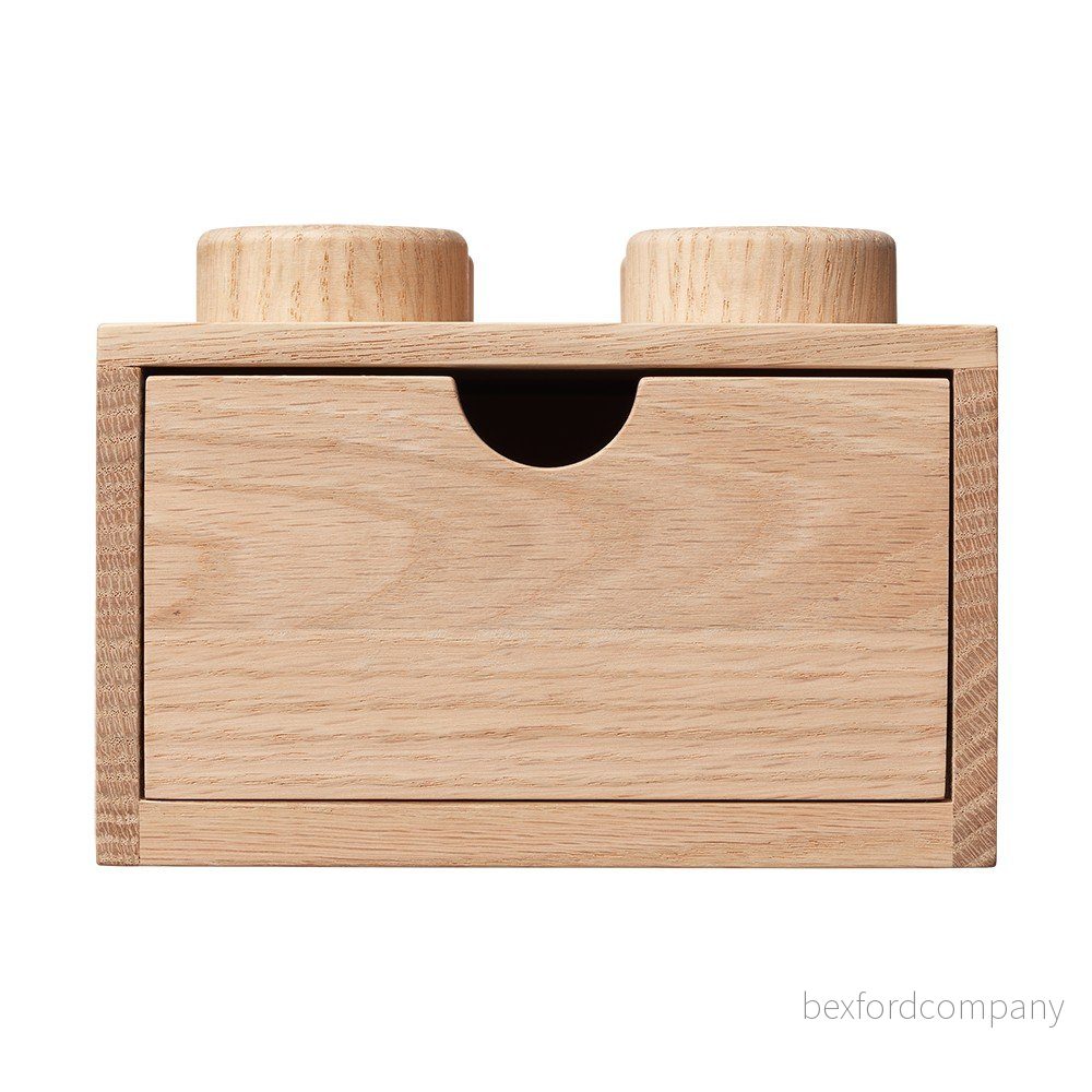 Dětský úložný box z dubového dřeva LEGO® Wood v:1435203