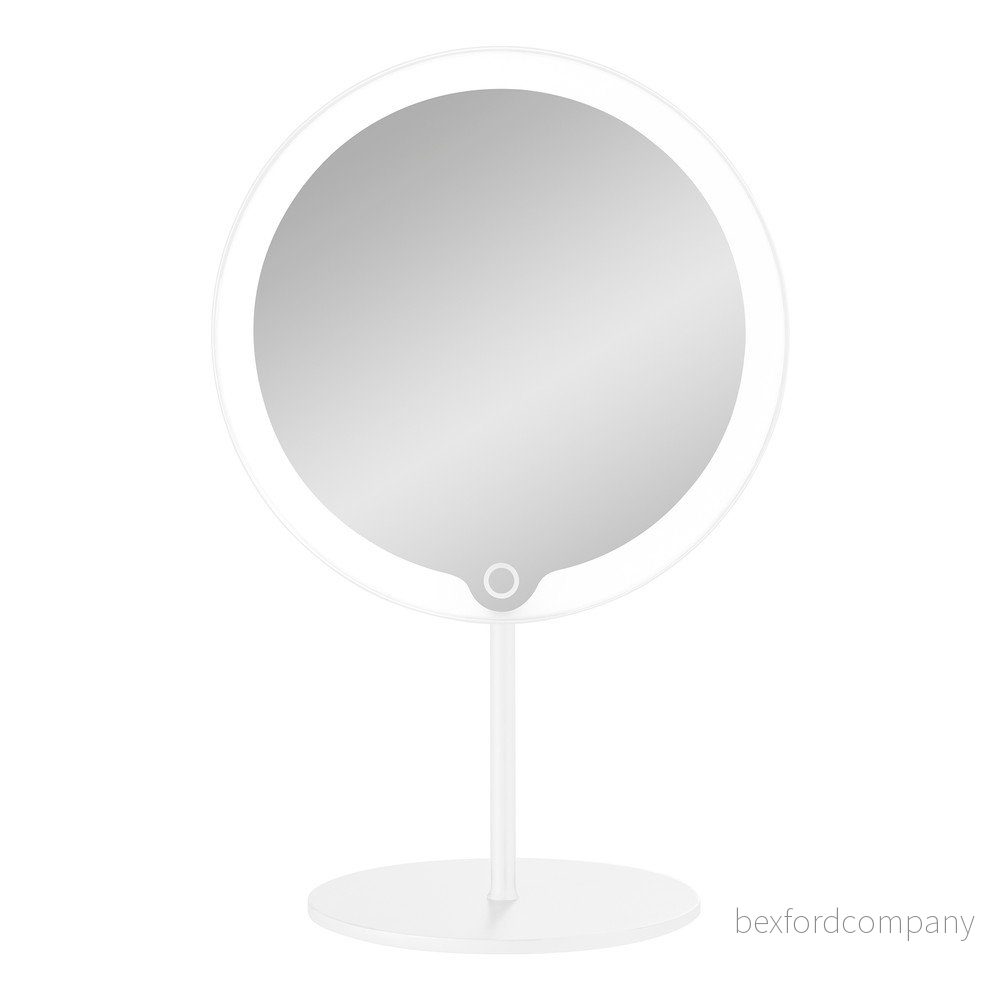 Bílé kosmetické zrcadlo s LED podsvícením Blomus Modo v:1427249 Bílé kosmetické zrcadlo s LED podsvícením Blomus Modo v:1427249