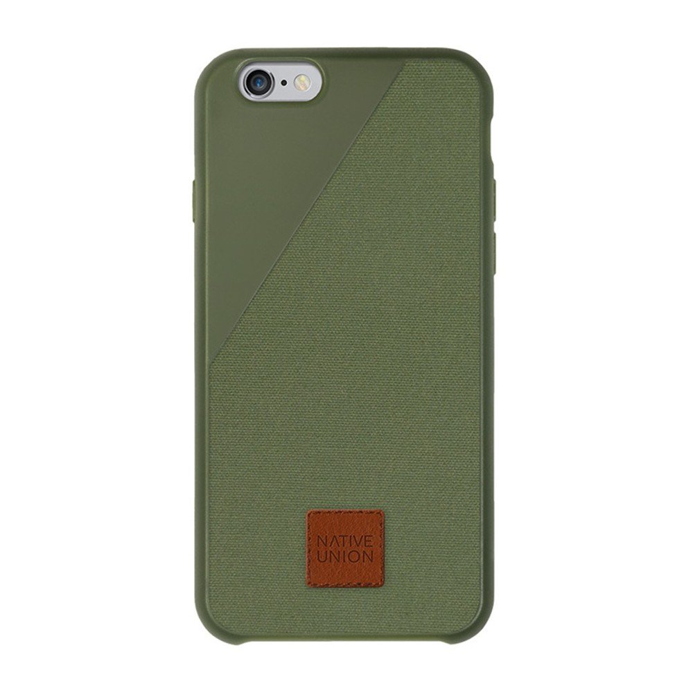 Tmavě zelený obal na mobilní telefon pro iPhone 6 a 6S Plus Native Union Clic 360 Case v:1166046