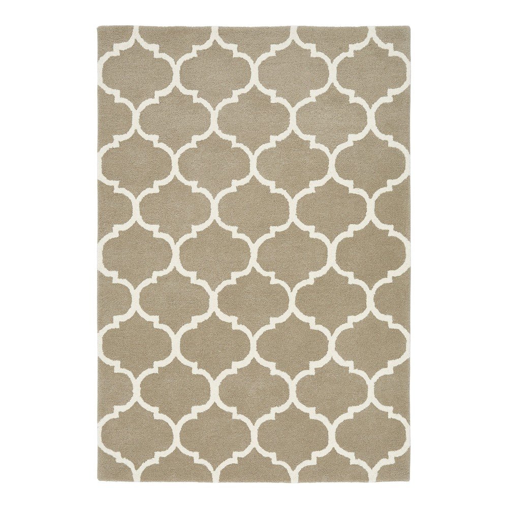 Světle hnědý ručně tkaný vlněný koberec 200x290 cm Albany – Asiatic Carpets v:1639338