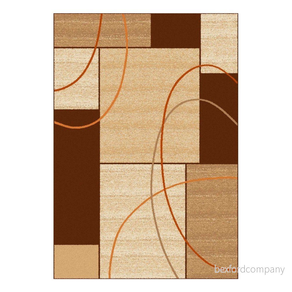 Hnědý koberec Universal Delta Square, 115 x 180 cm v:1050720
