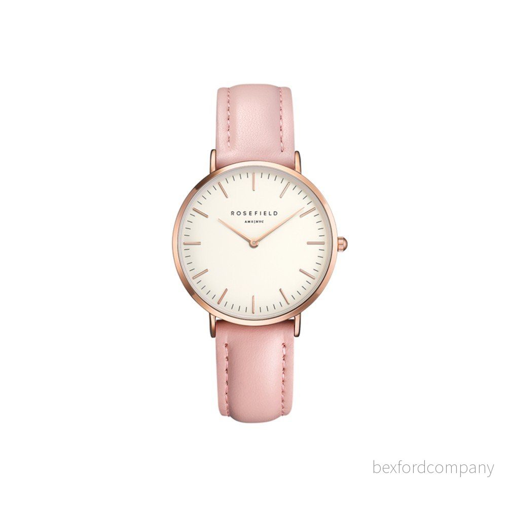 Růžové dámské hodinky Rosefield The Tribeca v:717460