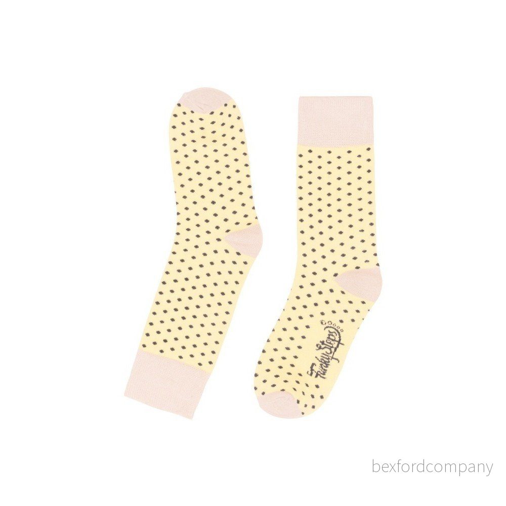 Žluté ponožky Funky Steps Dotty, velikost 35 – 39 v:1016632