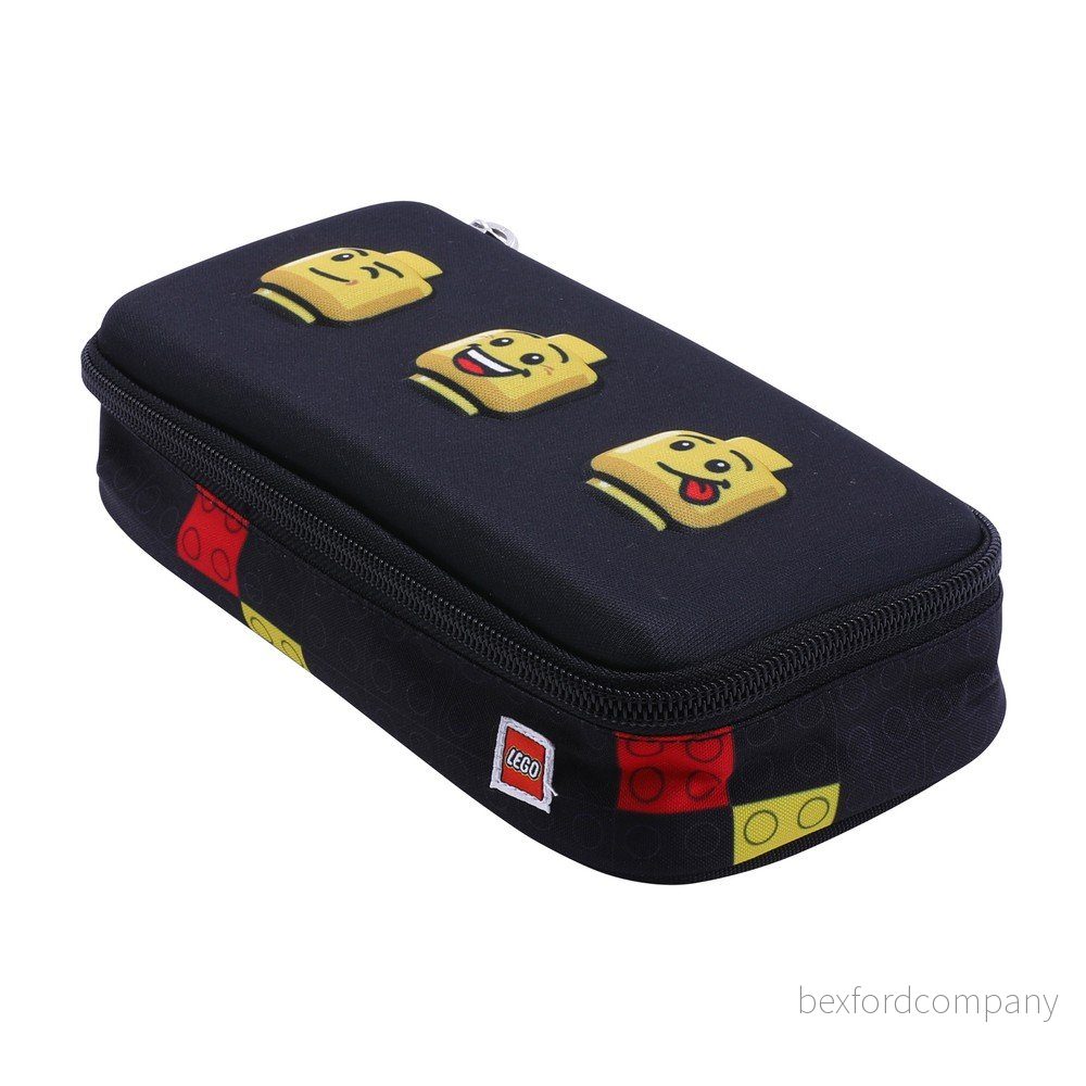 Černé hranaté pouzdro na tužky LEGO® Faces 3D v:1346837 Černé hranaté pouzdro na tužky LEGO® Faces 3D v:1346837