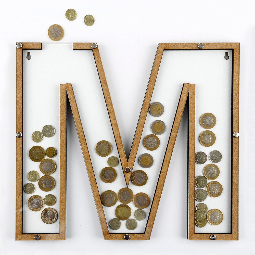 Dekorativní rámeček/kasička s plexisklem M v:715220