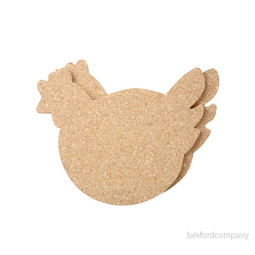 Sada 2 korkových prostírání T&G Woodware Cork Chicken v:795226