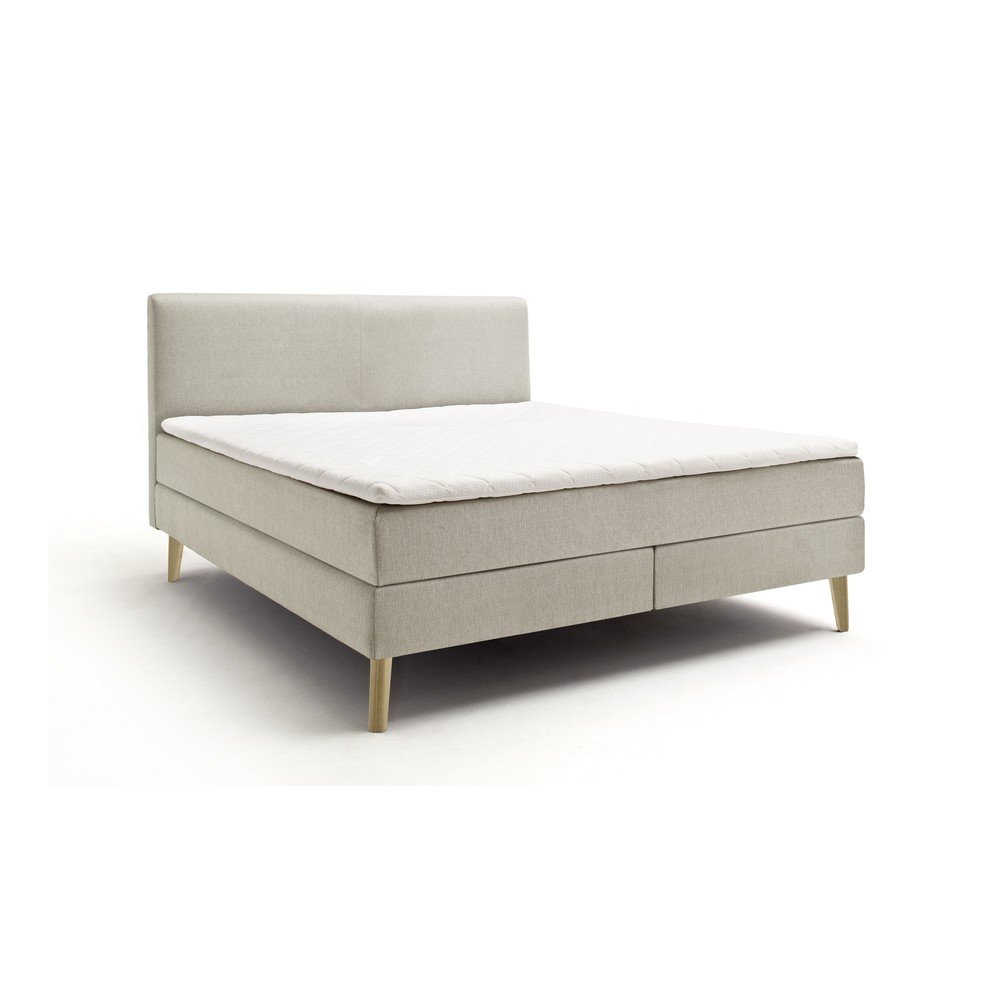 Béžová boxspring postel 180x200 cm Greta – Meise Möbel v:1443835