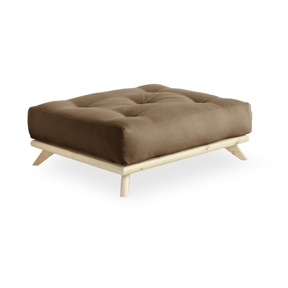 Podnožka Karup Design Senza Natural Clear/Mocca v:1229470