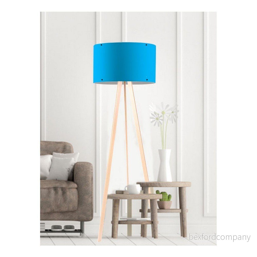 Modrá stojací lampa Simple v:1285264
