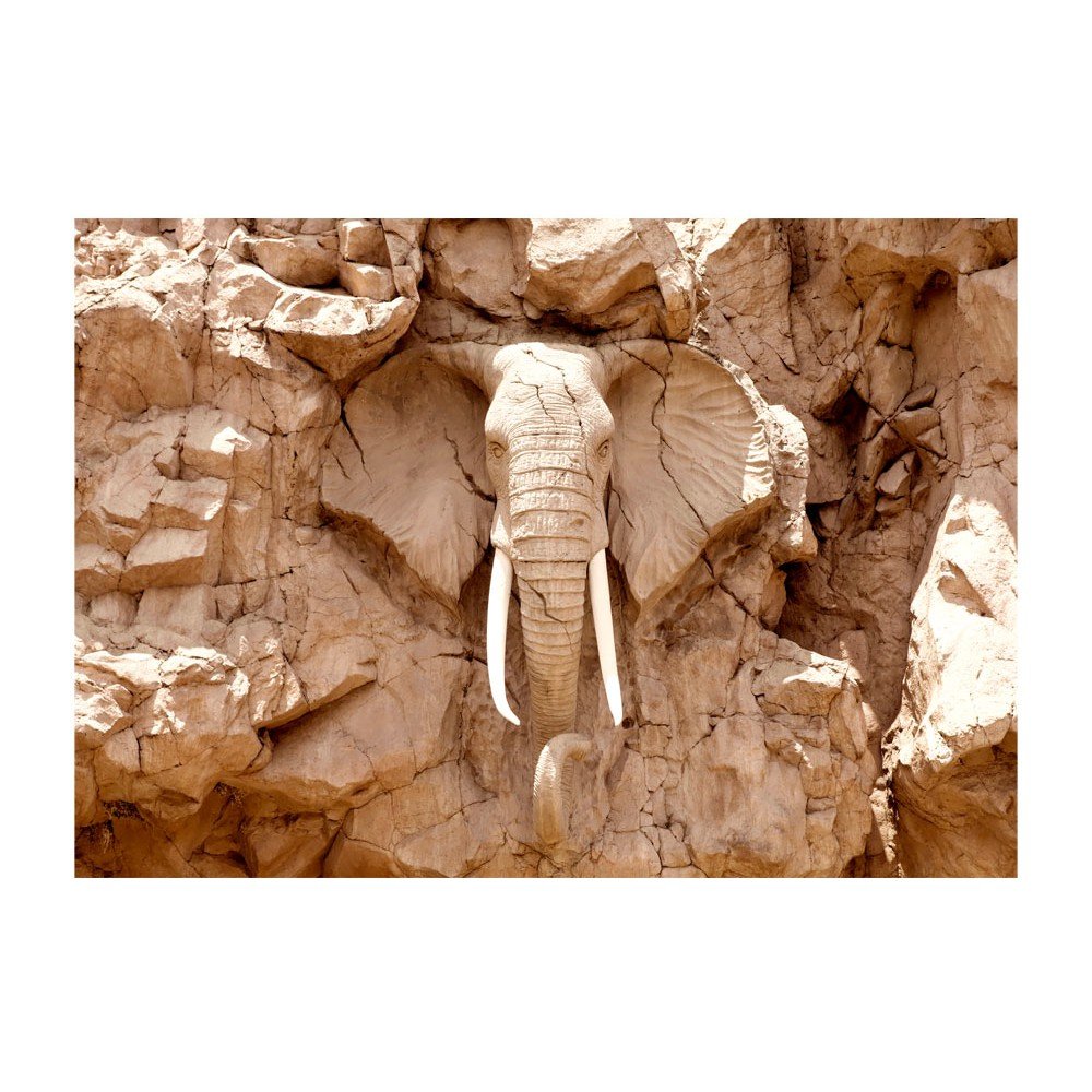 Velkoformátová tapeta Artgeist Stone Elephant, 400 x 280 cm v:1376339