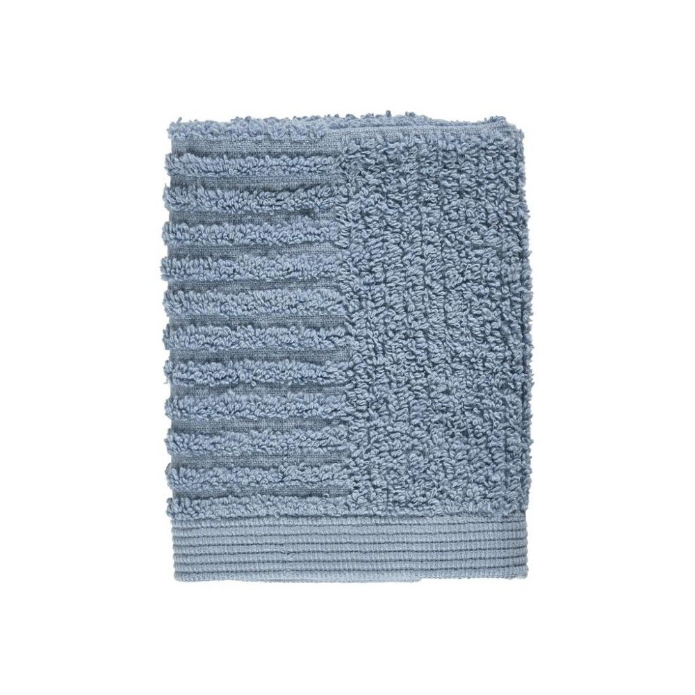 Modrý ručník ze 100% bavlny na obličej Zone Classic Blue Fog, 30 x 30 cm v:1303548