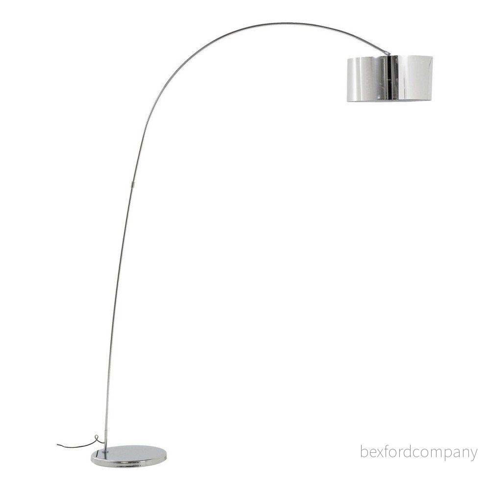 Stojací lampa v chromové barvě Kare Design Gooseneck v:896848