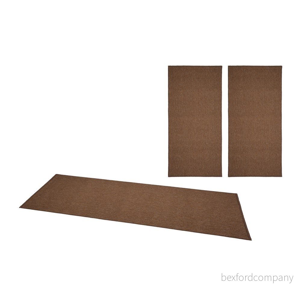 Sada 3 hnědých běhounů BT Carpet Casual v:1073480