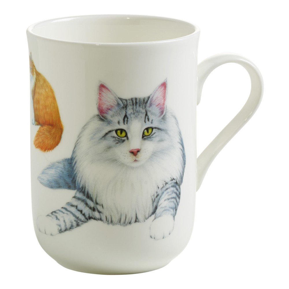 Hrnek z kostního porcelánu Maxwell & Williams Pets Norvegian Forest, 330 ml v:1215682