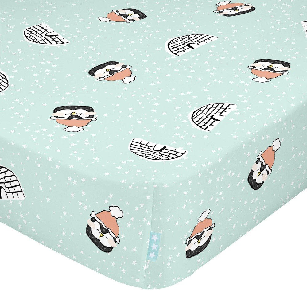 Dětské bavlněné prostěradlo Moshi Moshi Igloo, 70 x 140 cm v:1424763