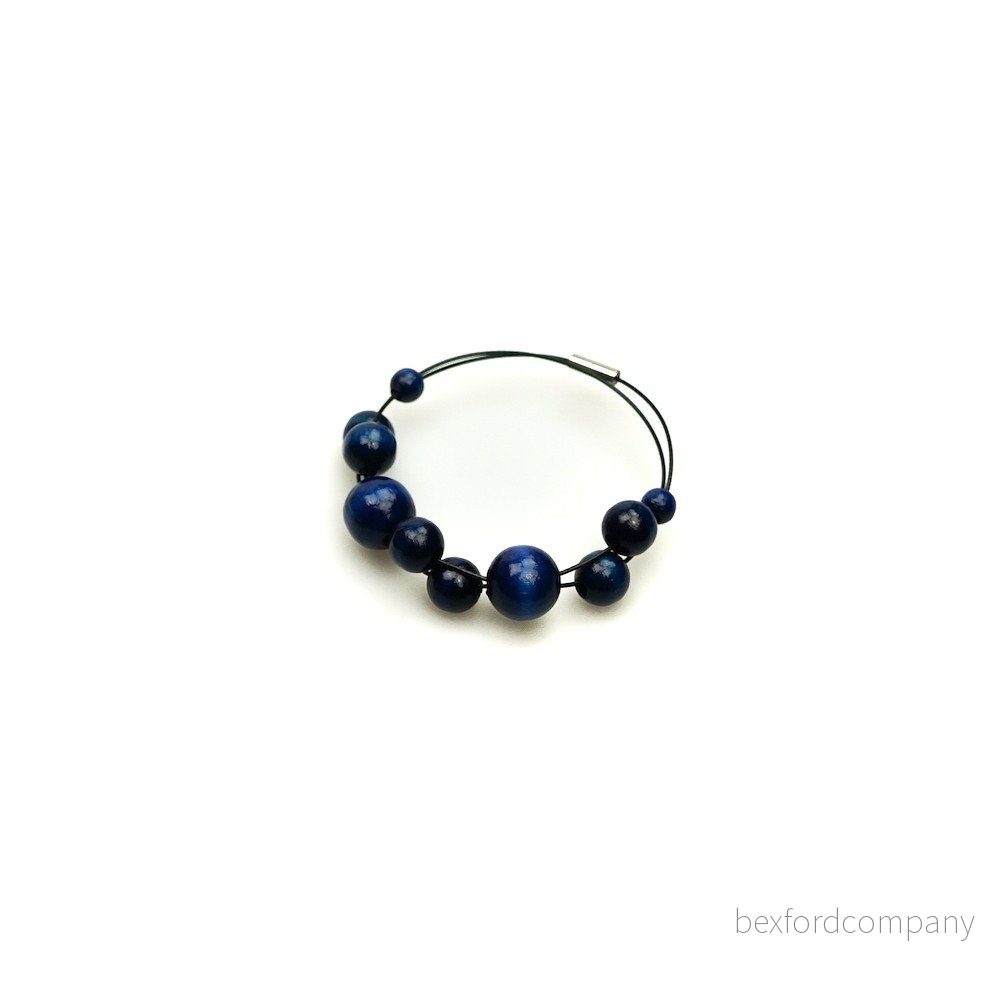 Dřevěný modrý náramek Ko-ra-le Bangle v:1346367